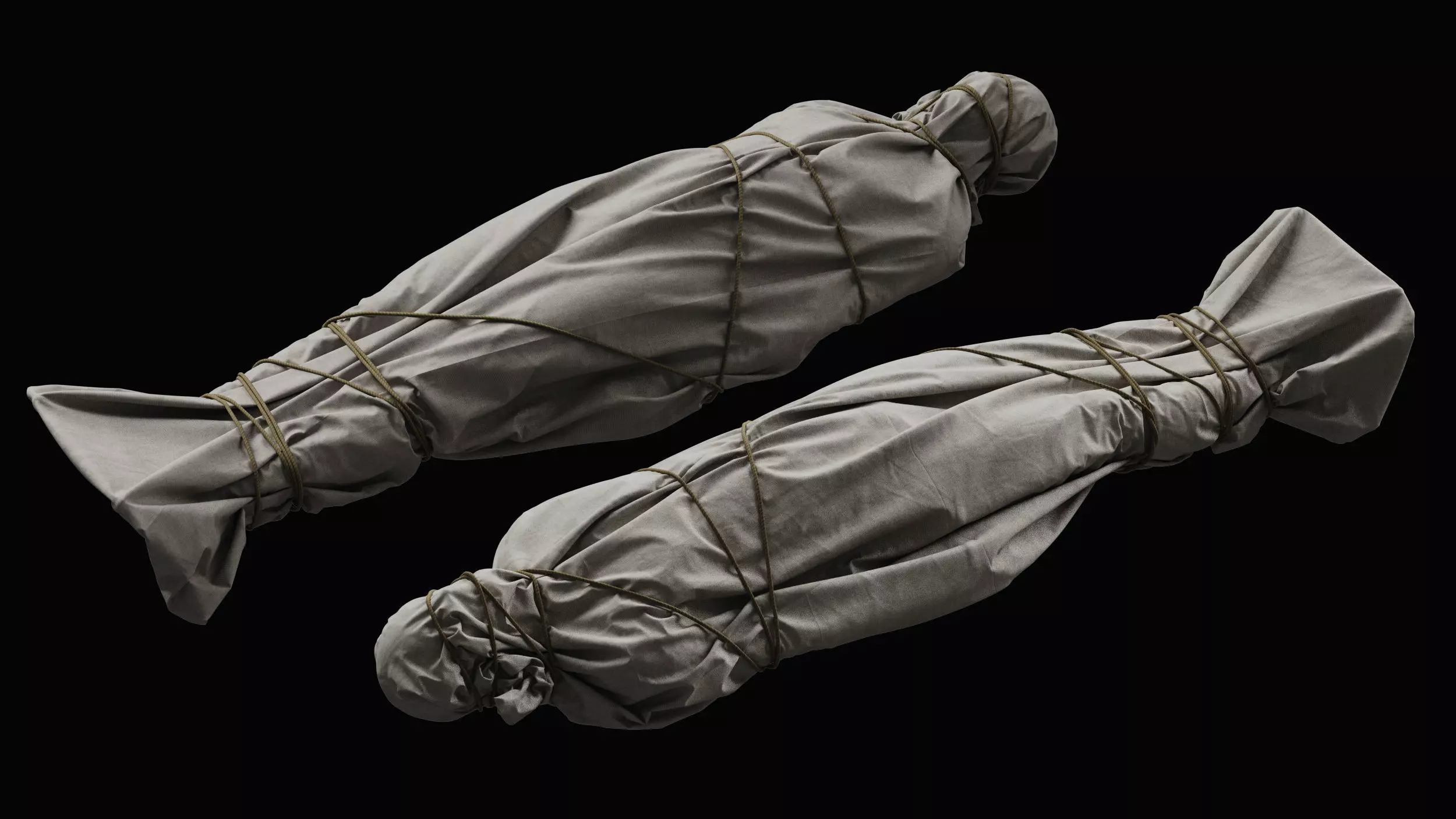 Covered Corpse 08 a 3D model