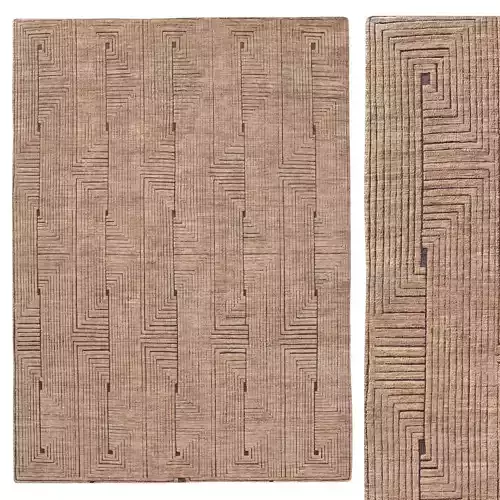 Zuri Wool Rug Burnt Caramel