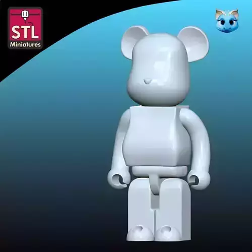 STL File for 3D Printing  Inspired by Bearbrick 3D print model