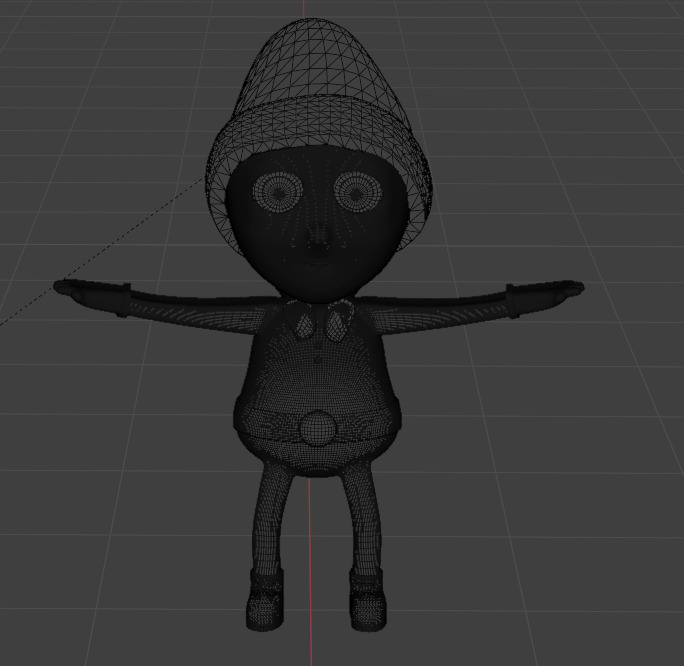 Cartoon character 3D model_5