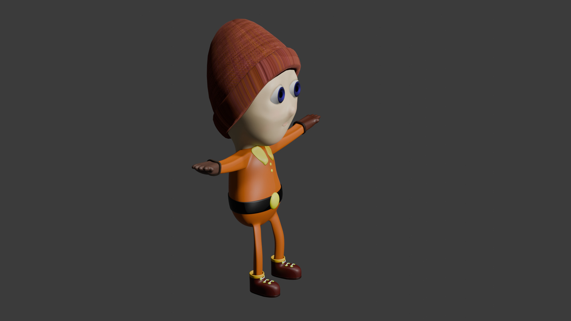 Cartoon character 3D model_3