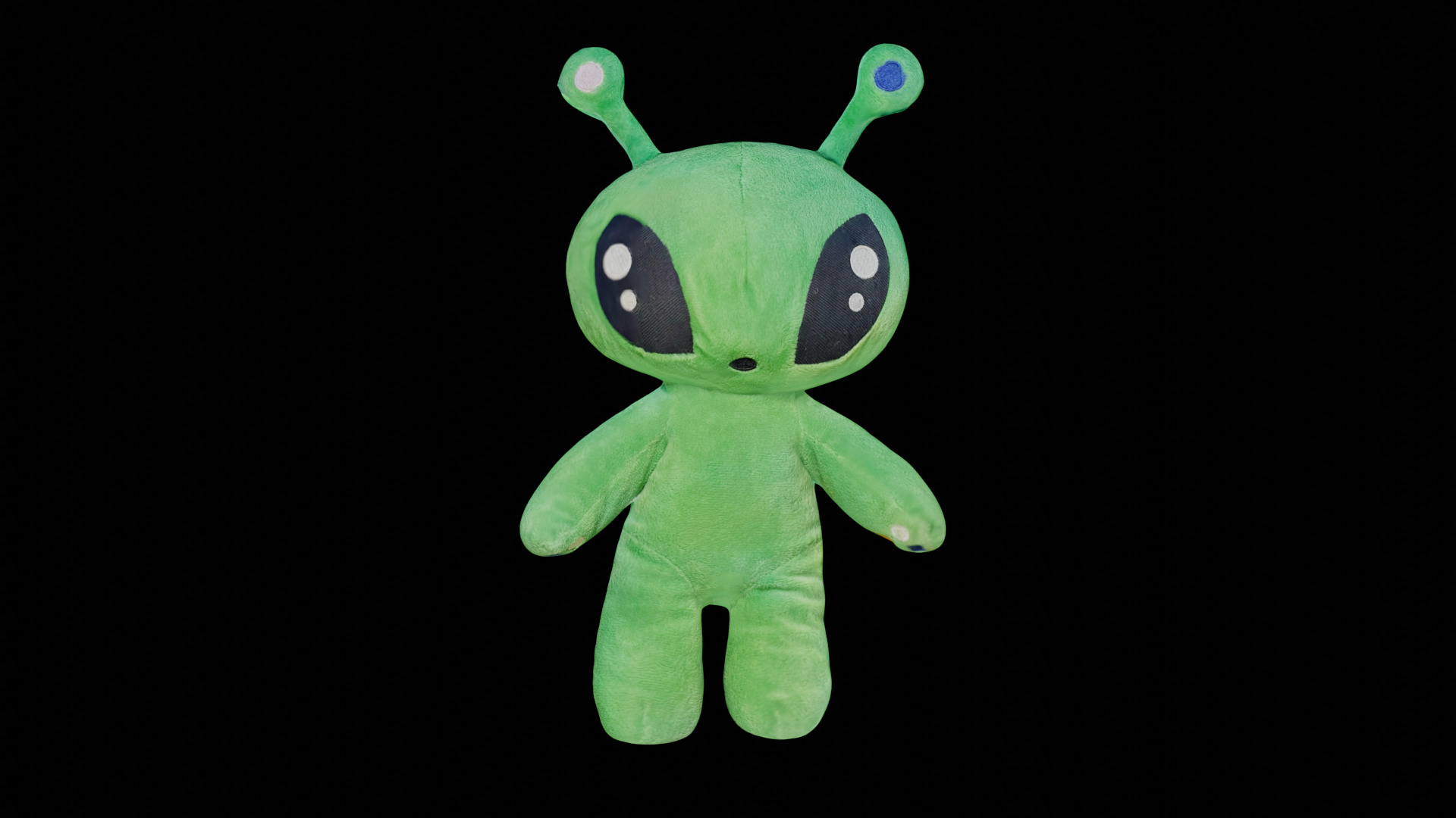 Alien Plush Low-poly 3D model_8