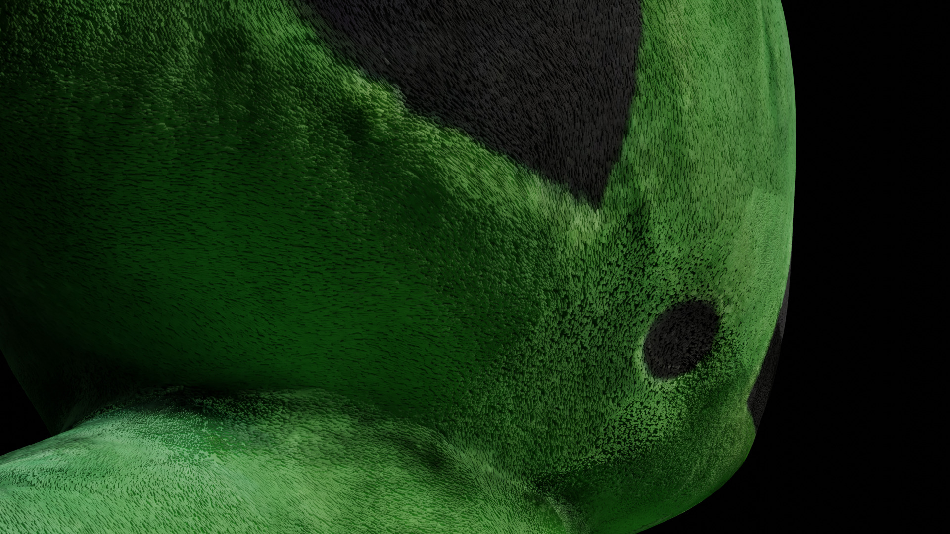 Alien Plush Low-poly 3D model_5