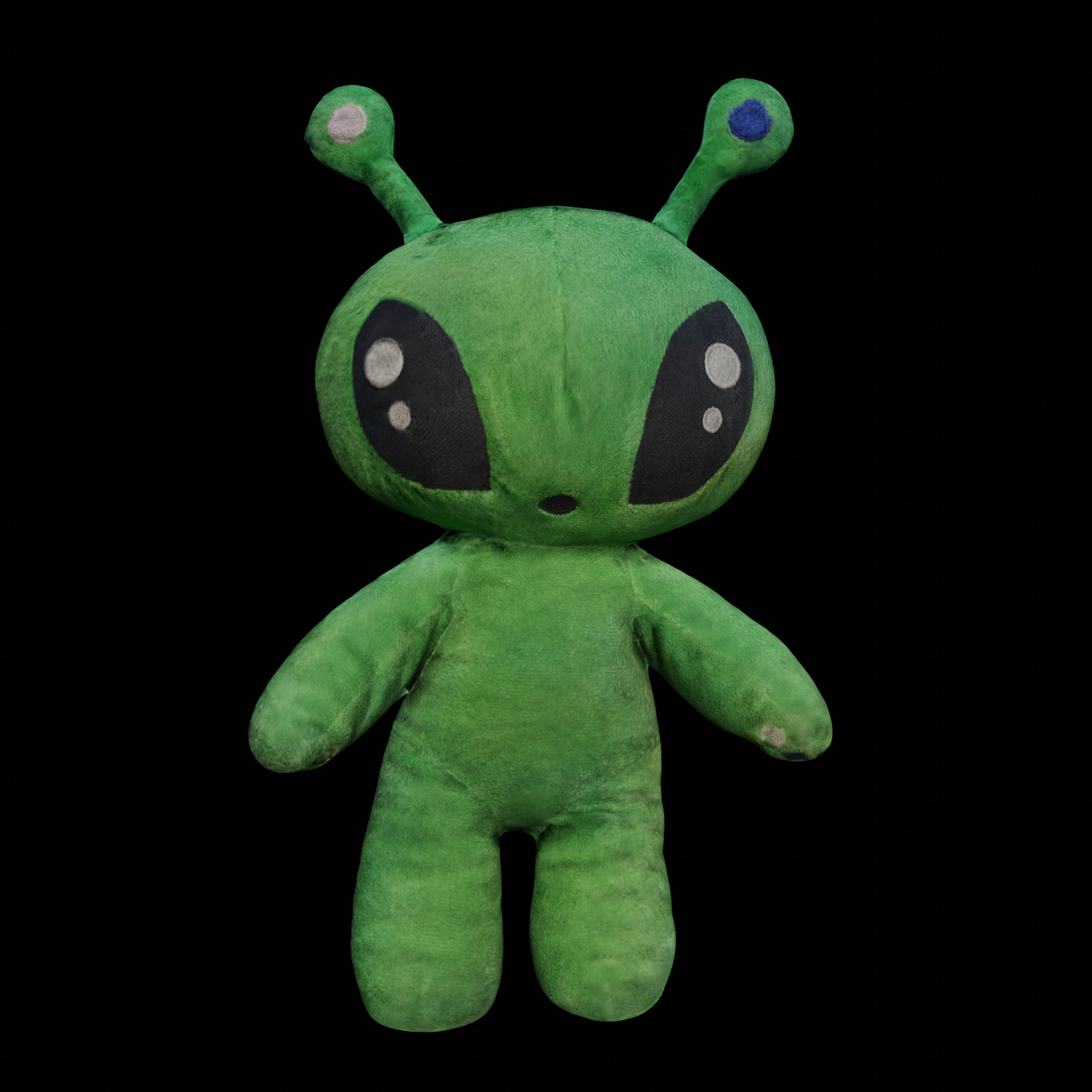 Alien Plush Low-poly 3D model_2