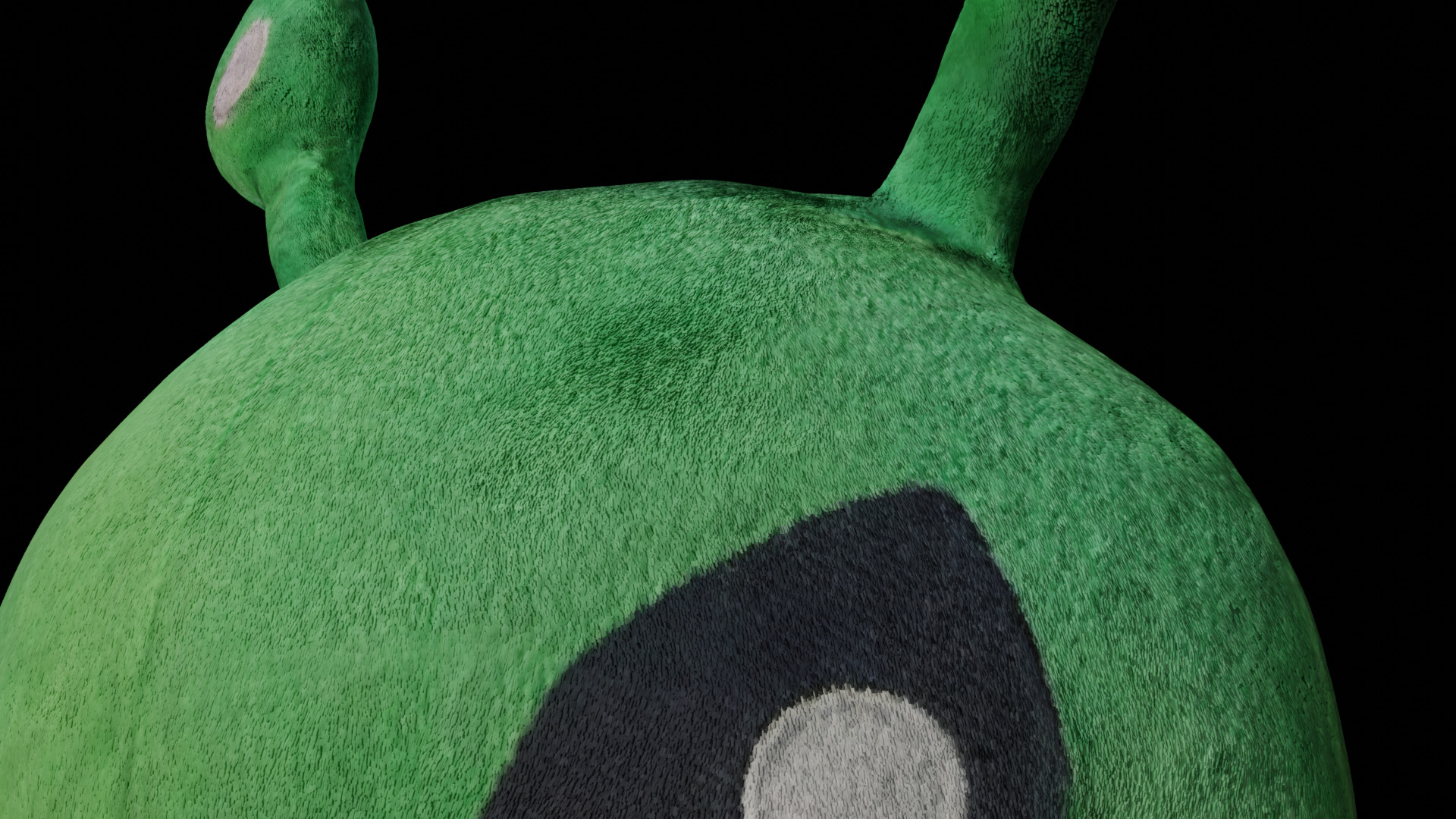 Alien Plush Low-poly 3D model_6