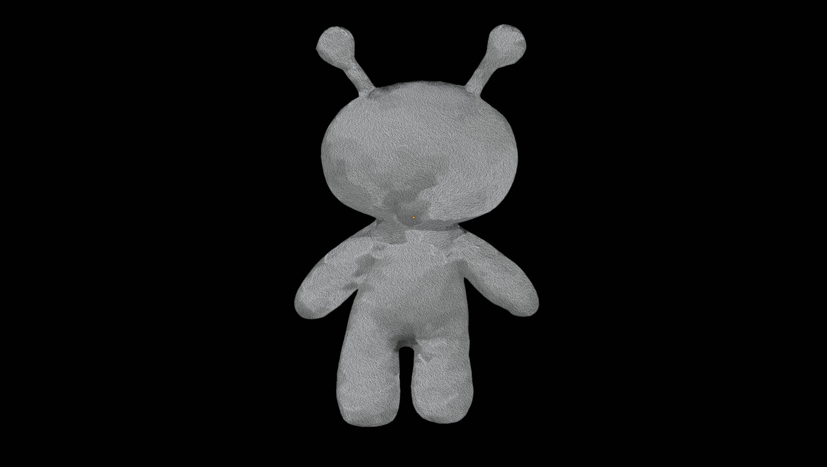 Alien Plush Low-poly 3D model_10