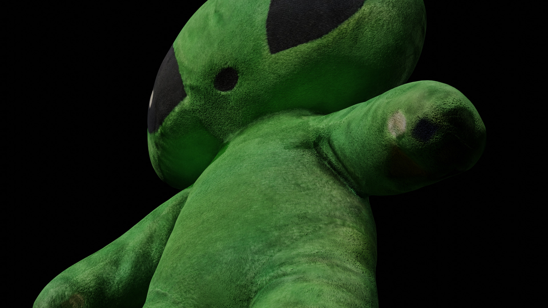 Alien Plush Low-poly 3D model_4