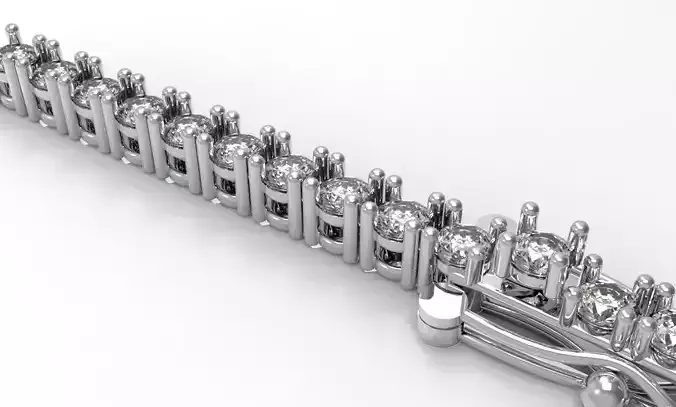 Tennis Bracelet 0l03ct