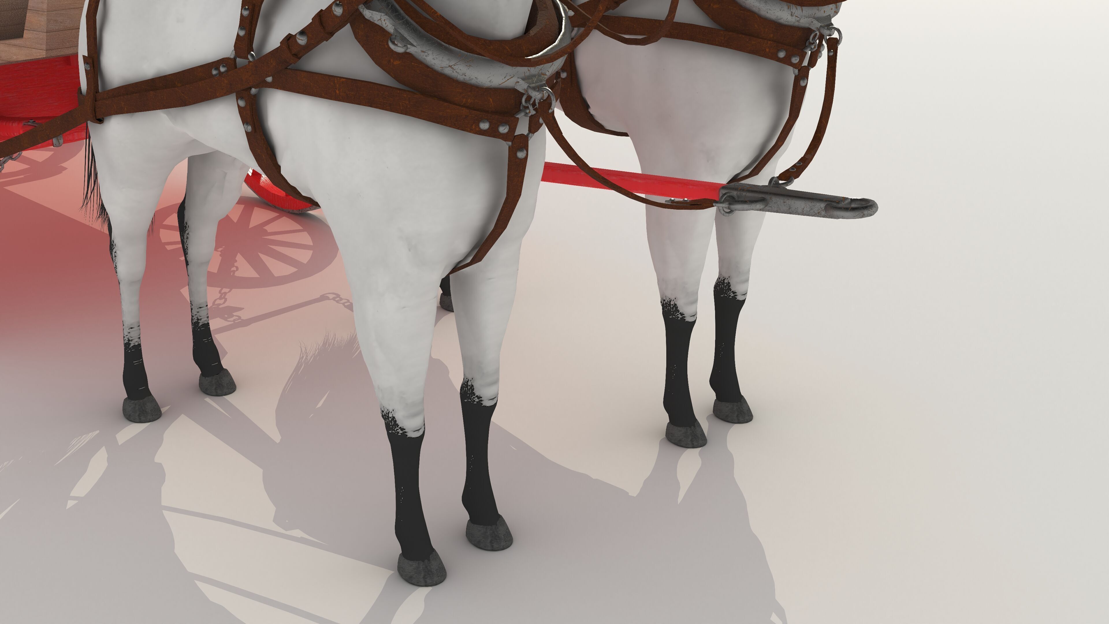 Covered Wagon 2 - 4K 3D model_10