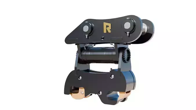 Rockland Excavator Attachment HKR - T Tilting Coupler - 3D MODEL Low-poly 3D model