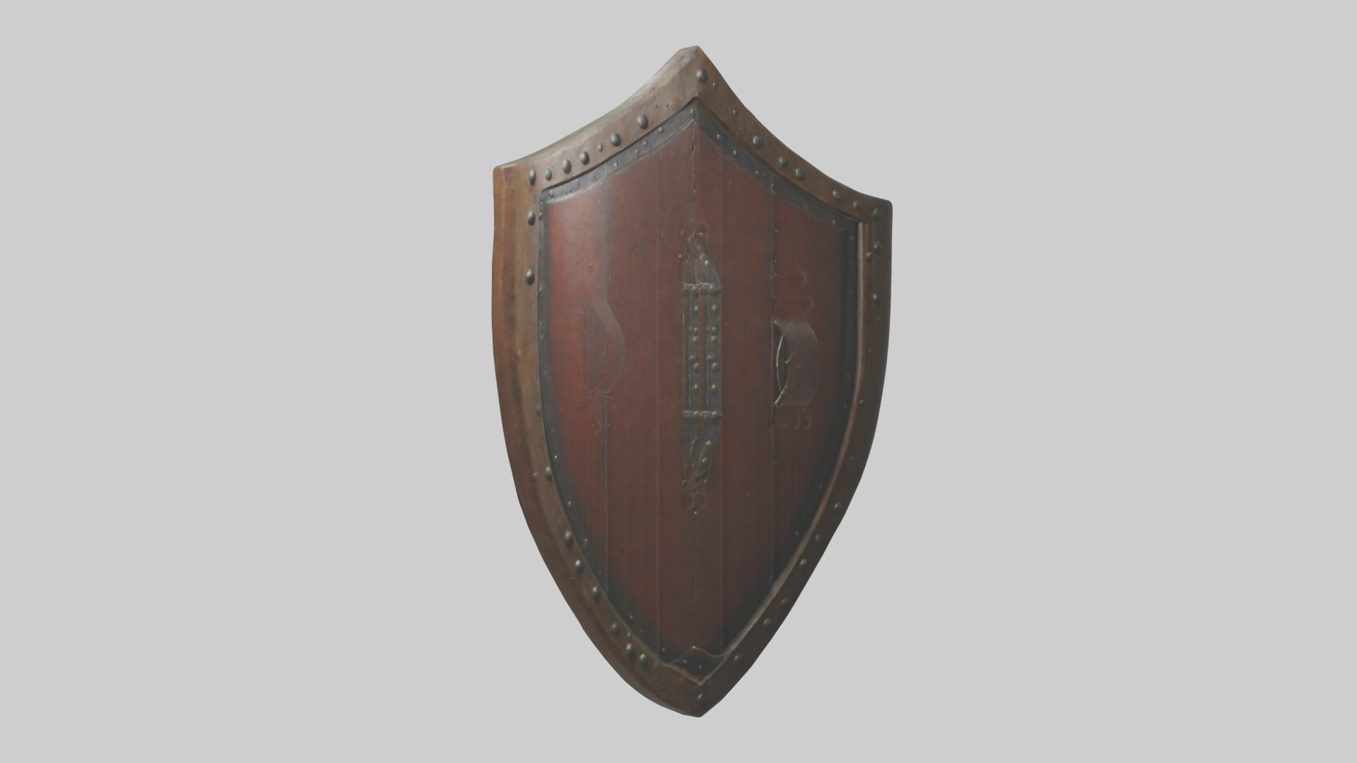 Shield model 3D model_1