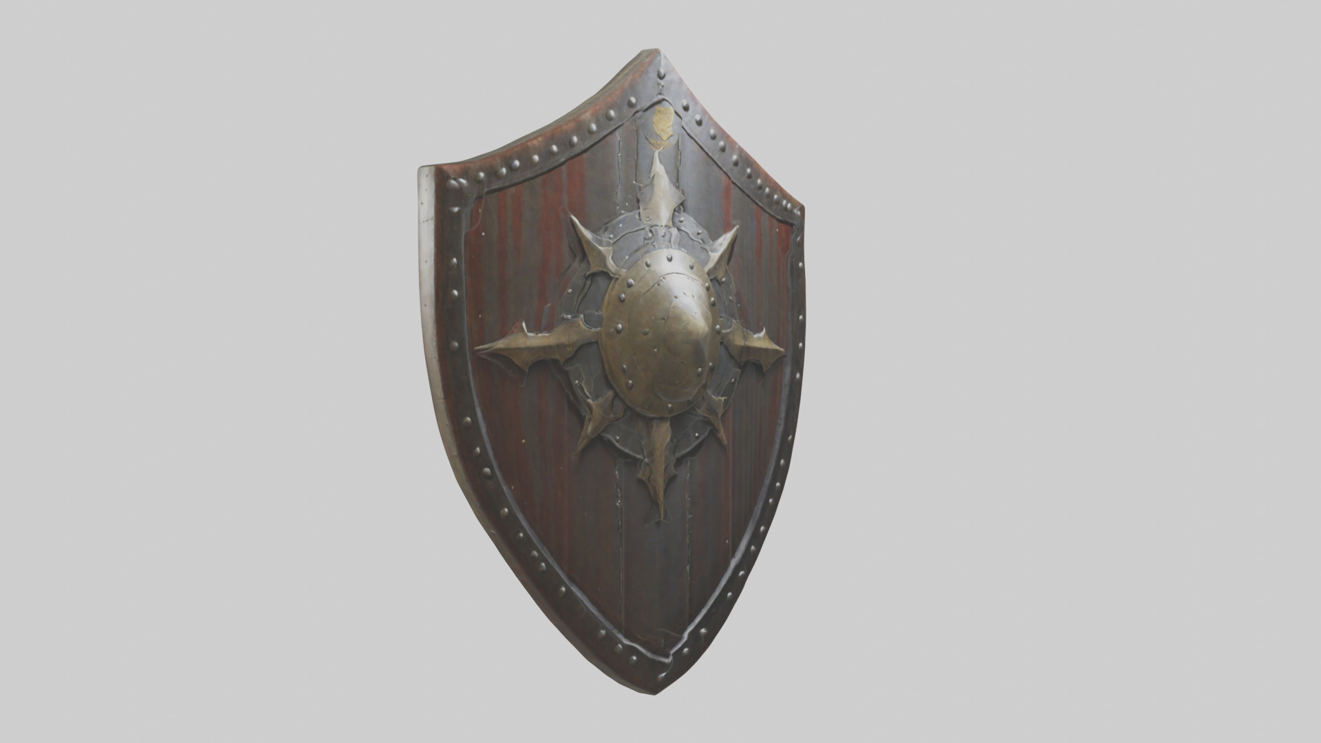 Shield model 3D model_7