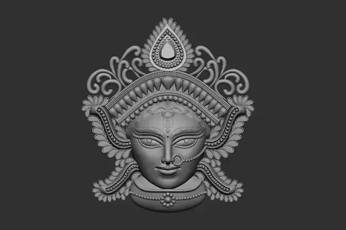 DURGA FACES 3D PRINTING