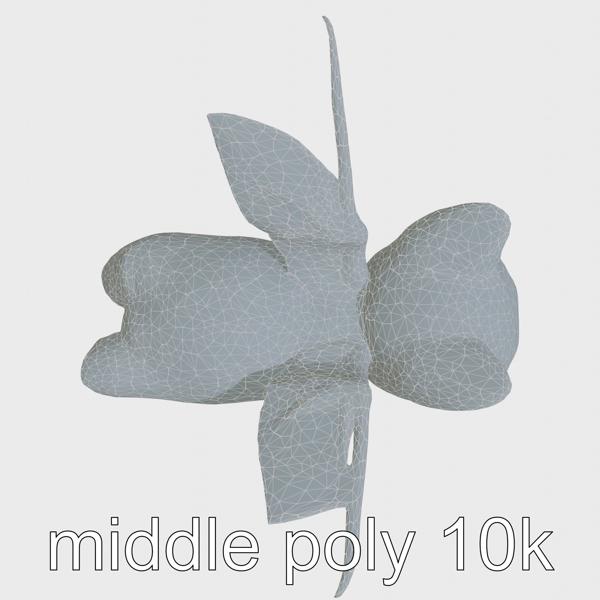 Flying Cat Bat Hybrid Creature model pack Low-poly 3D model_28