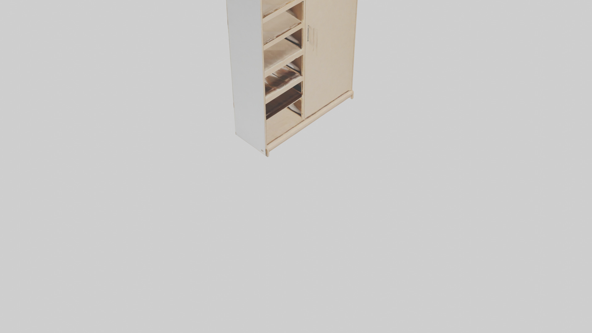 Shoe cabinet model 3D model_6