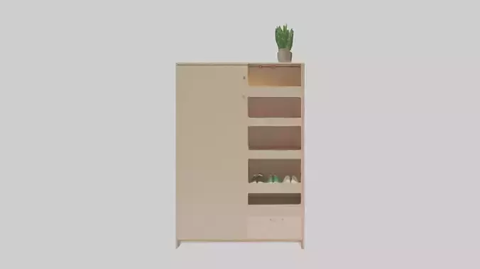Shoe cabinet model