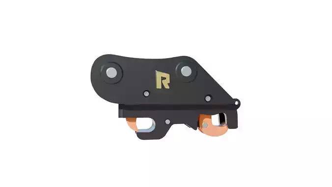 Rockland Excavator Attachment HKR Excavator Coupler - 3D MODEL