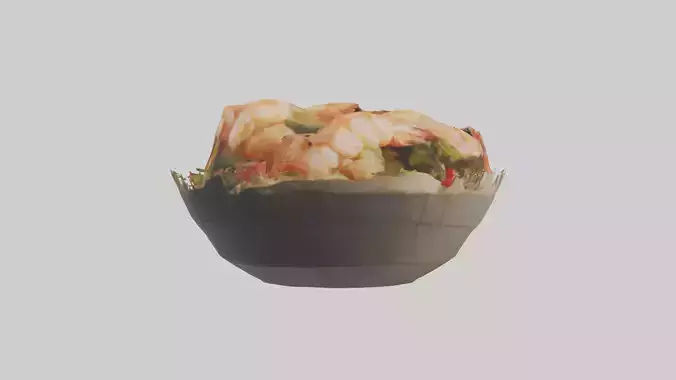 Shrimp stirfry model