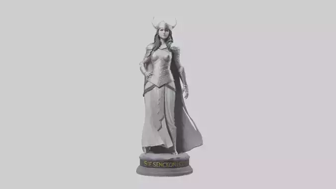 Sif statue model
