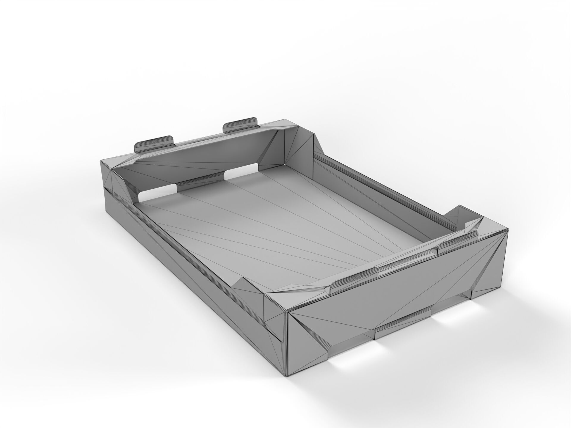 Cardboard Retail Display Tray for Product Packaging Merchandise Texture_5