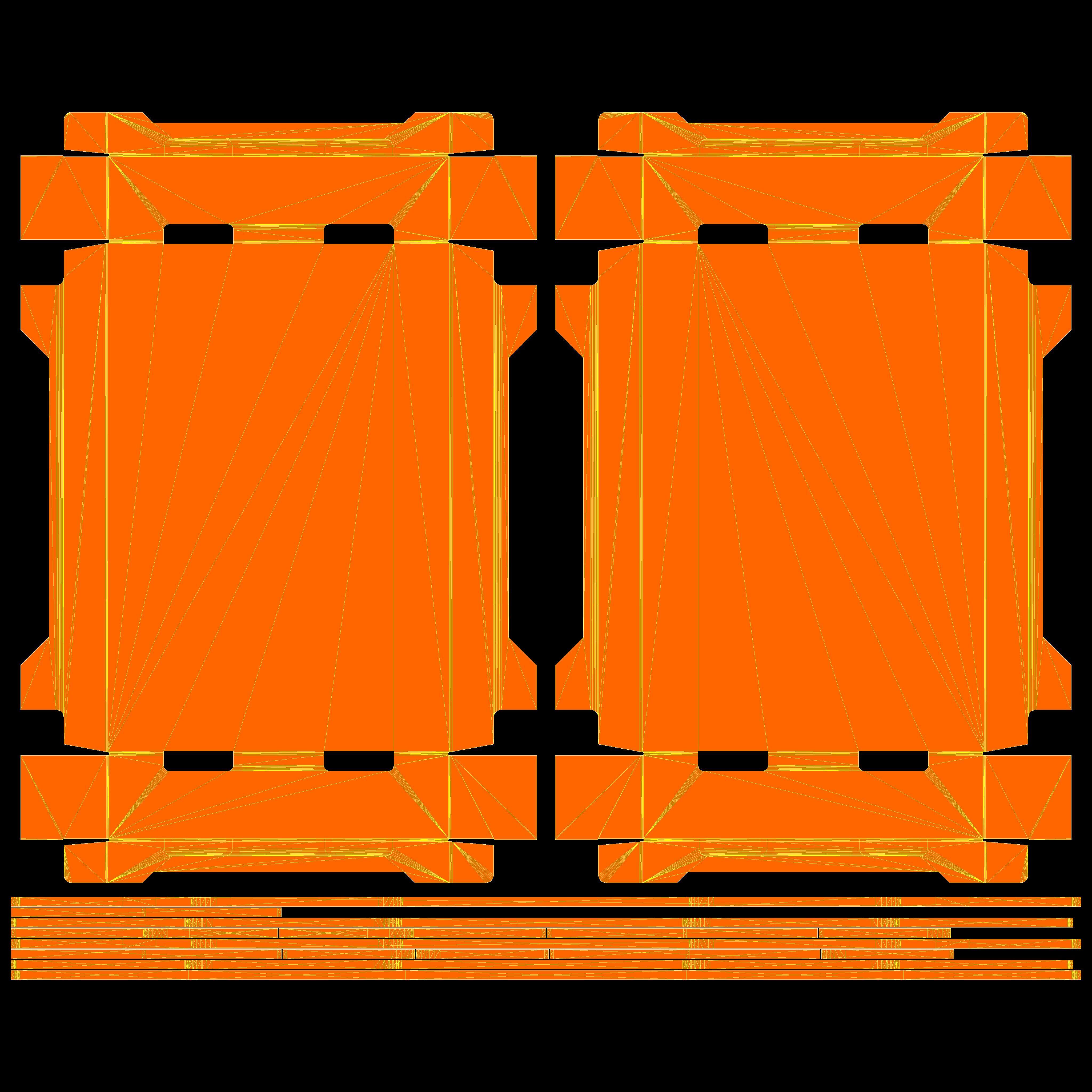 Cardboard Retail Display Tray for Product Packaging Merchandise Texture_9
