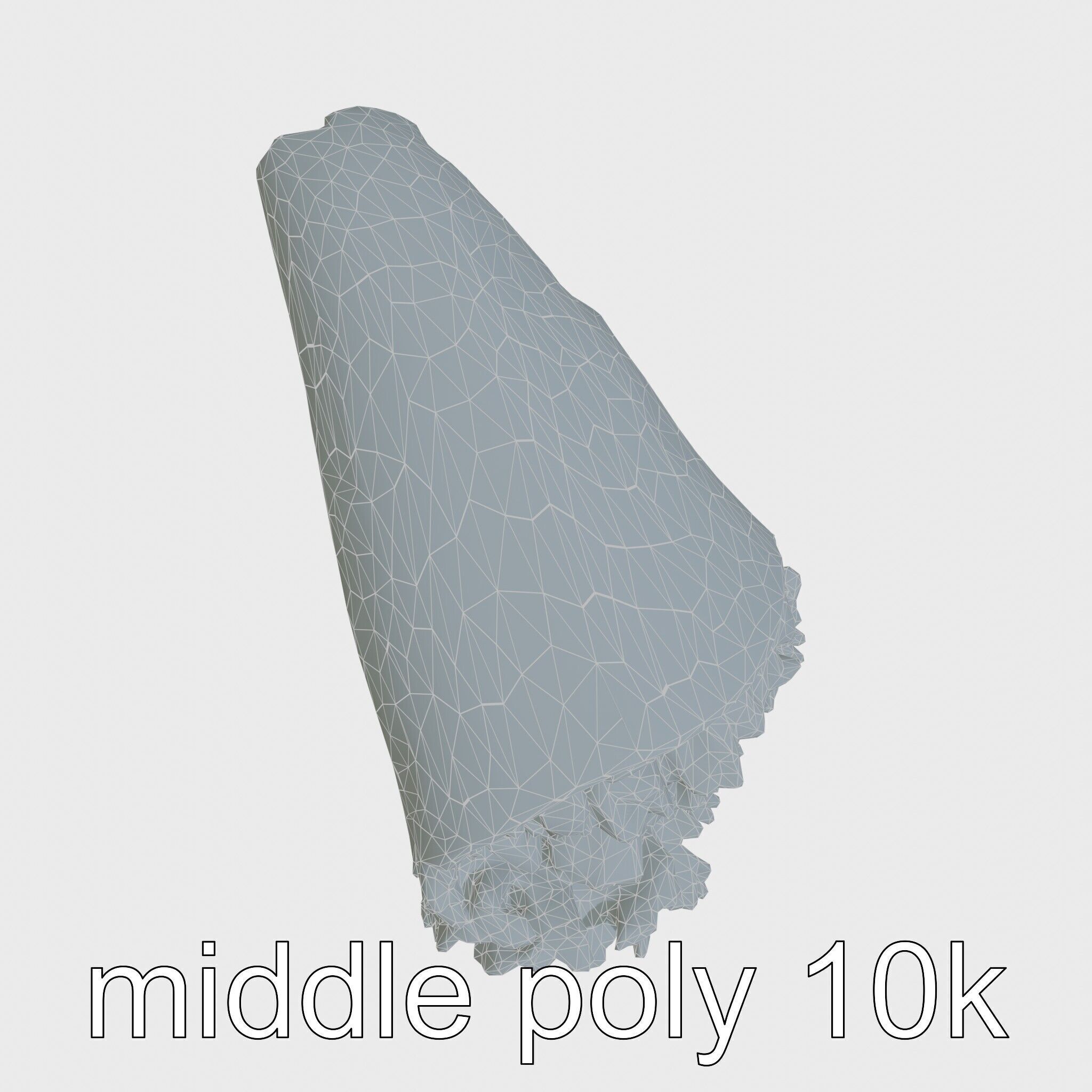 Loaded Chicken Avocado Wrap model pack Low-poly 3D model_9