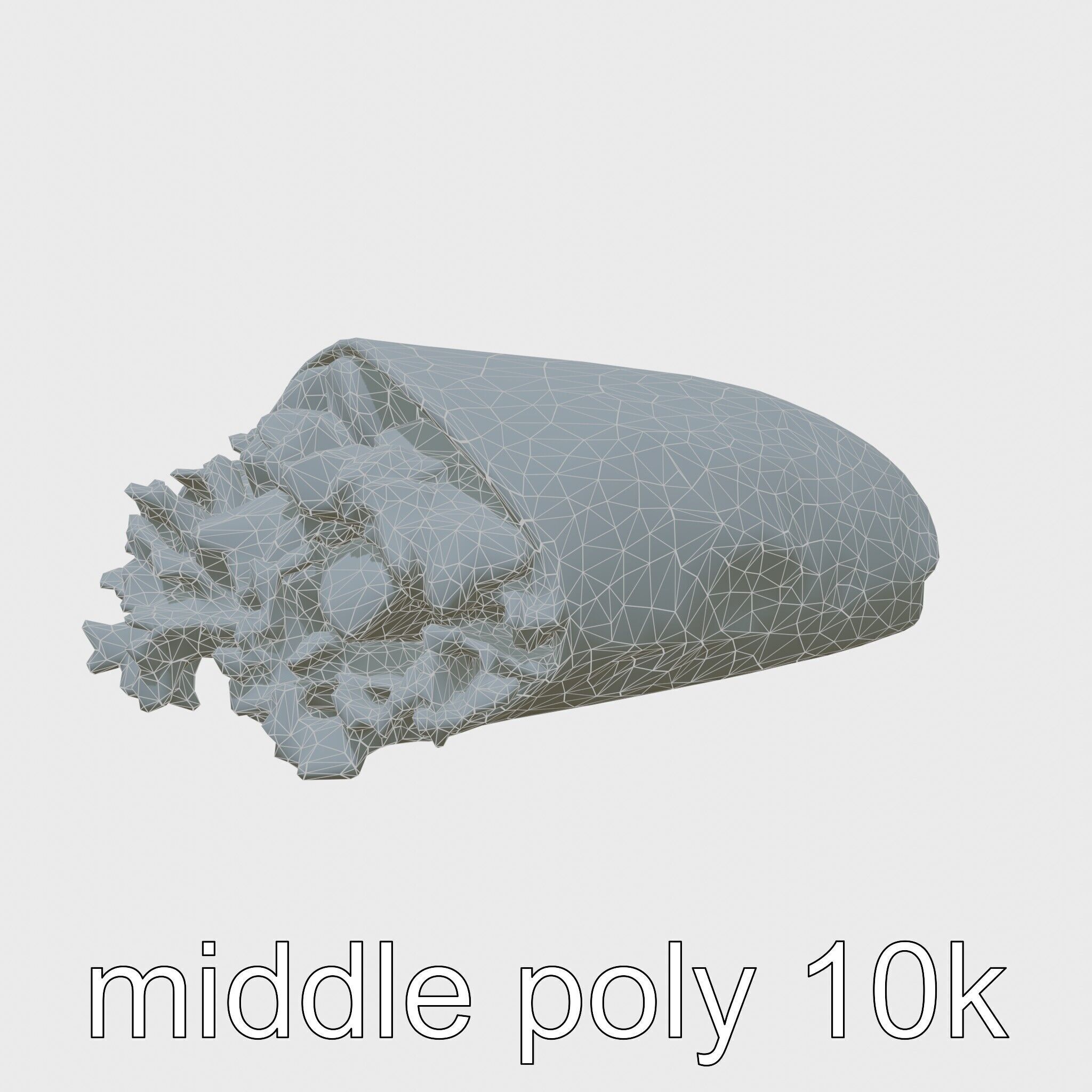 Loaded Chicken Avocado Wrap model pack Low-poly 3D model_28