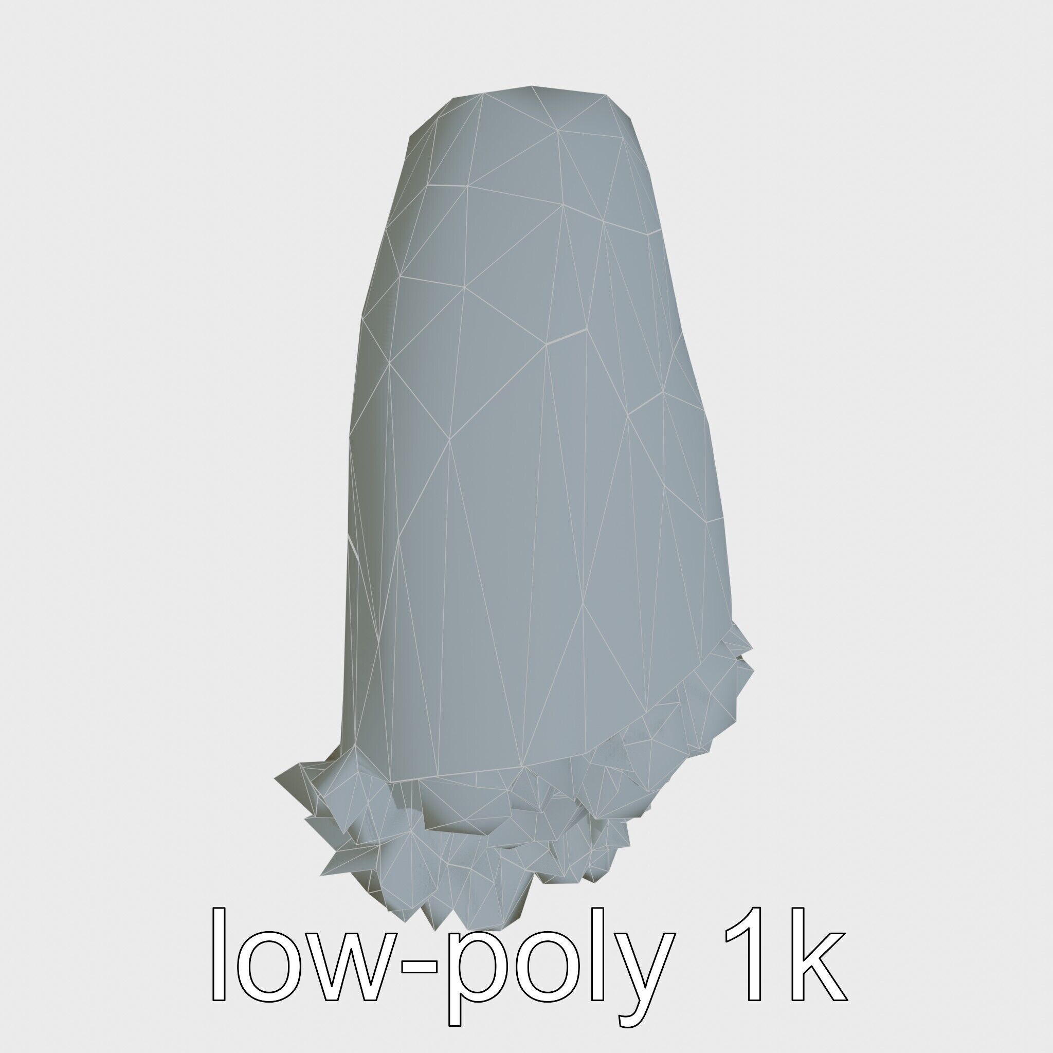 Loaded Chicken Avocado Wrap model pack Low-poly 3D model_16