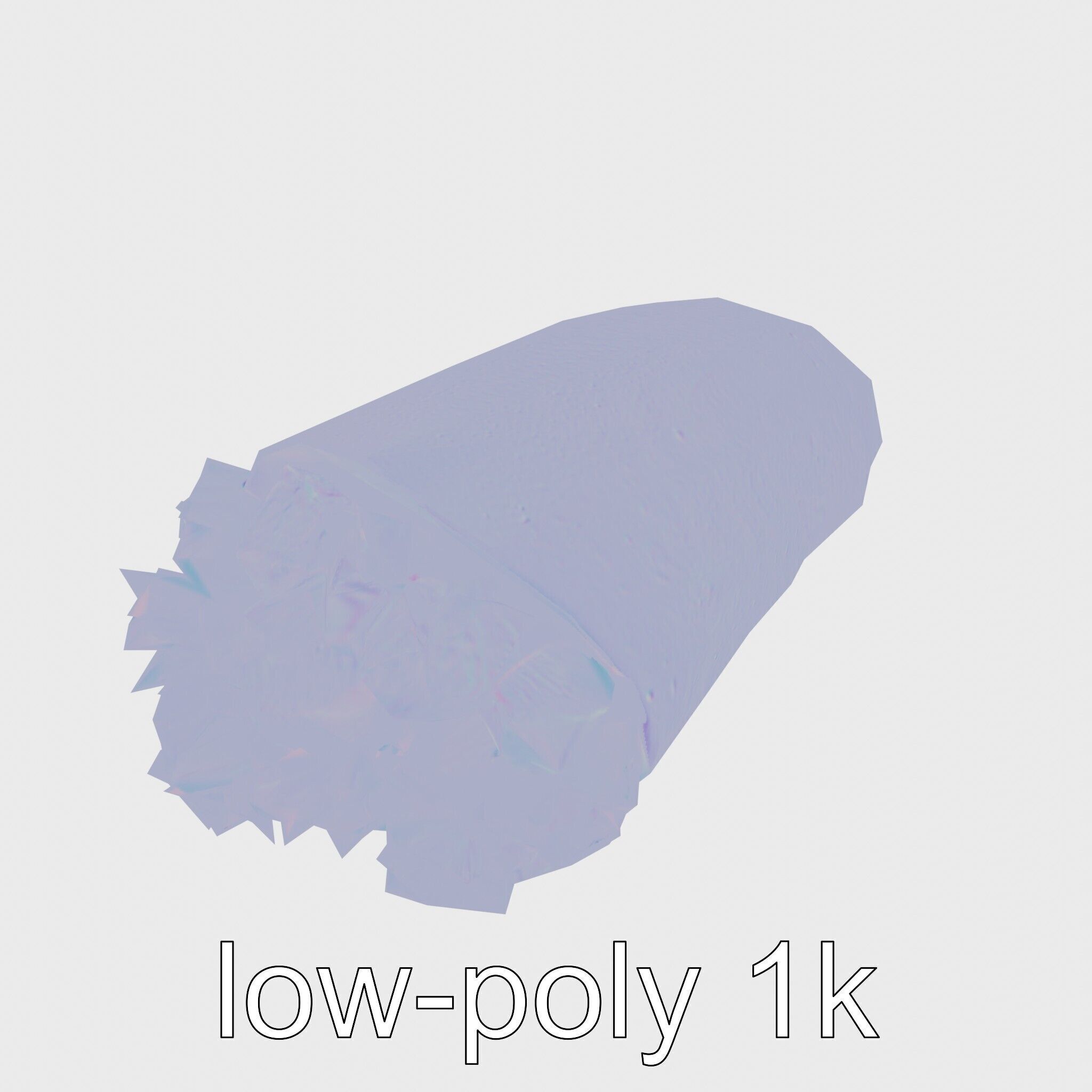 Loaded Chicken Avocado Wrap model pack Low-poly 3D model_22
