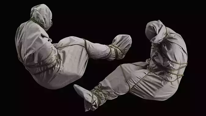 Covered Corpse 12 a 3D model