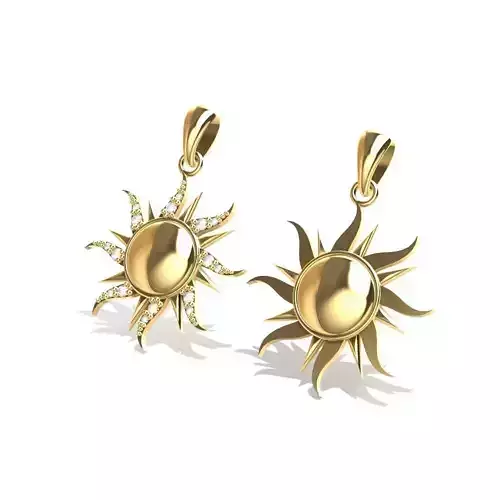 Sun Pendant 3D print model