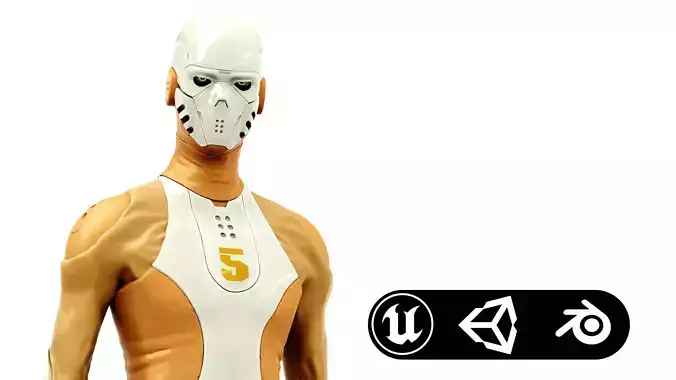 ROB-MECHA F  Rigged for Unreal Engine - Unity - MIXAMO