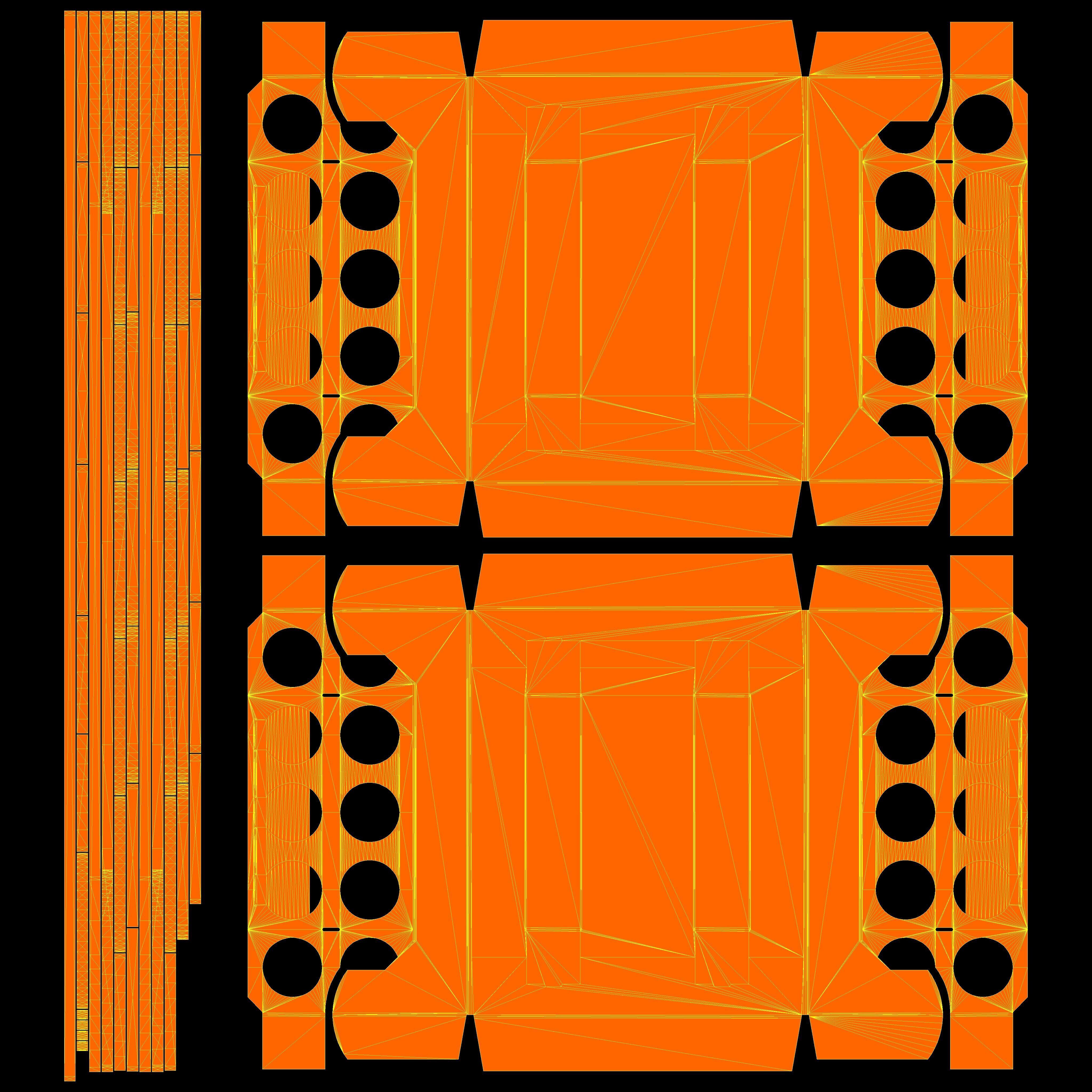 Cardboard Retail Display Tray for Product Packaging Merchandise Texture_9