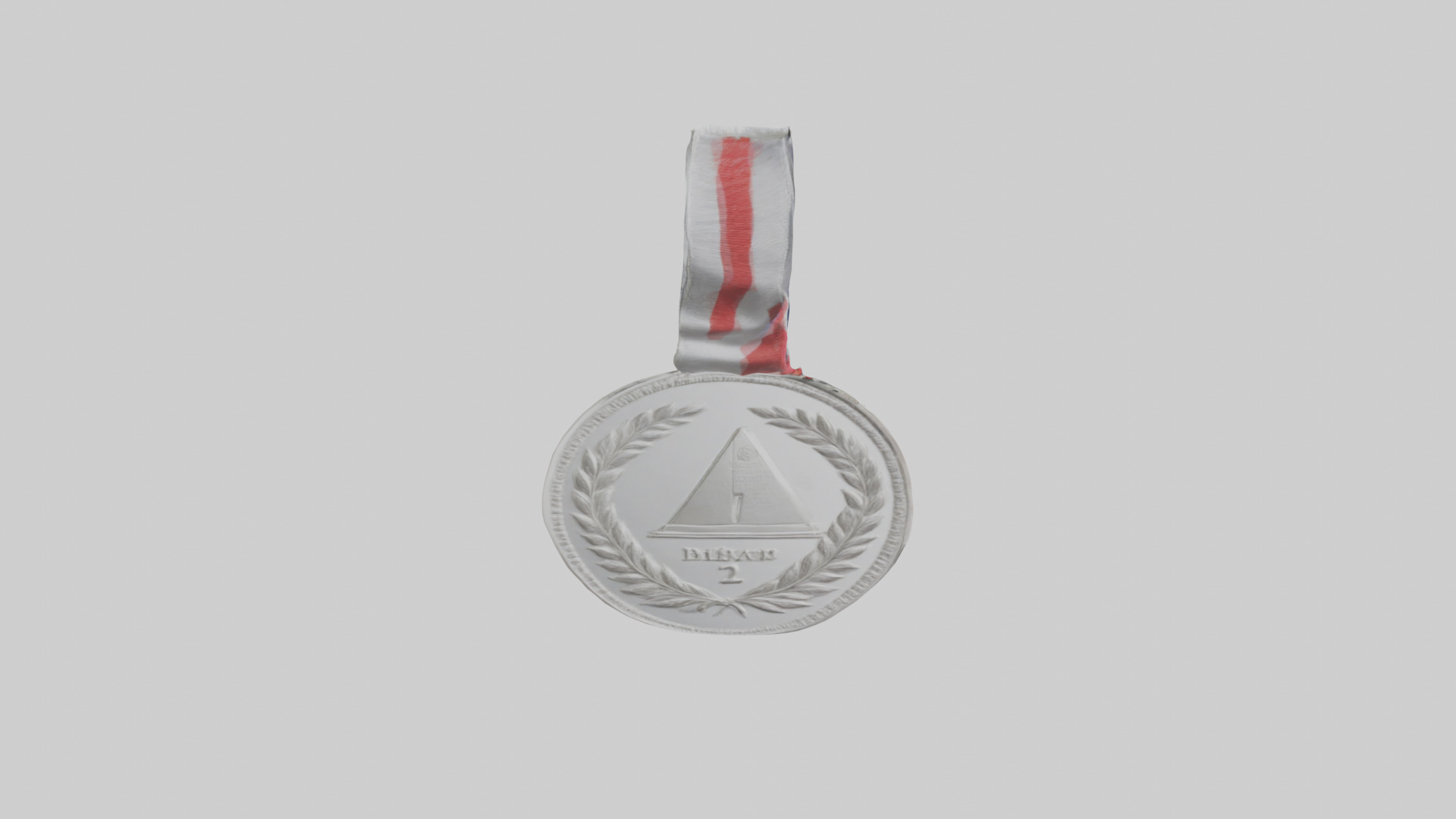 Silver Medal for Achievement model 3D model_18
