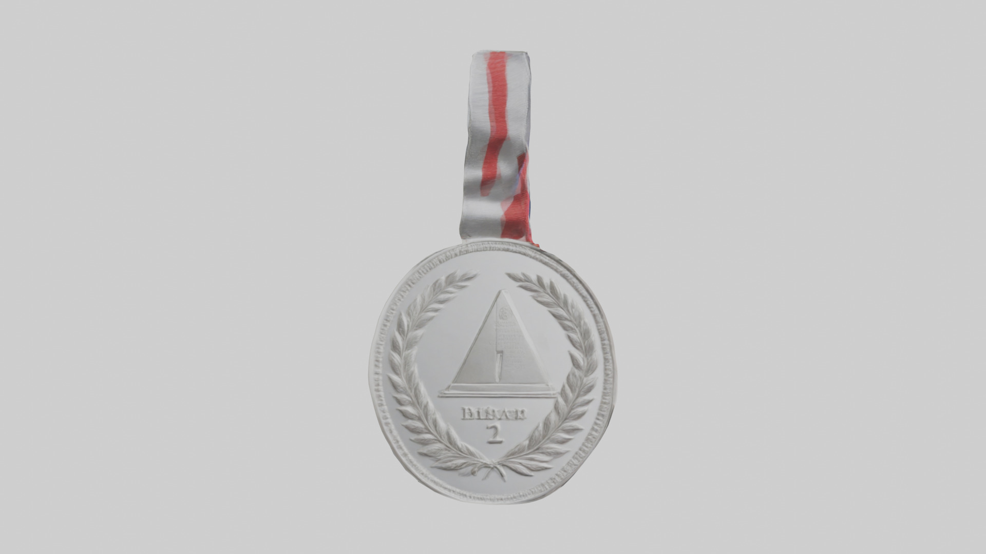 Silver Medal for Achievement model 3D model_13
