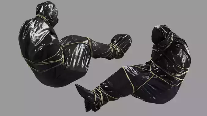 Covered Corpse 12 b 3D model