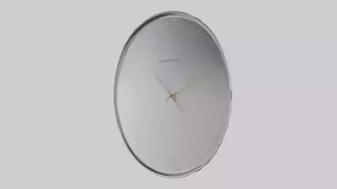 SilverPlated Wall Clock model