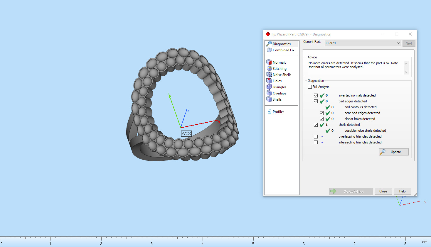 ladies fashion ring model 979 3D print model_5