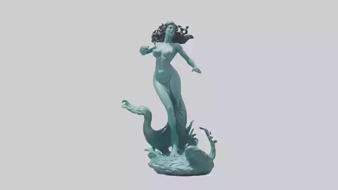 Sirens Call statue model