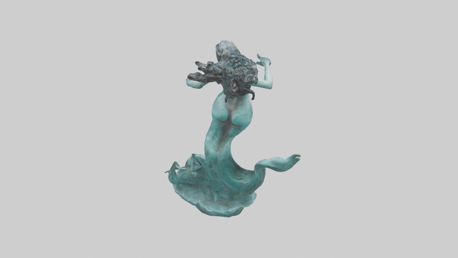 Sirens Call statue model 3D model_15