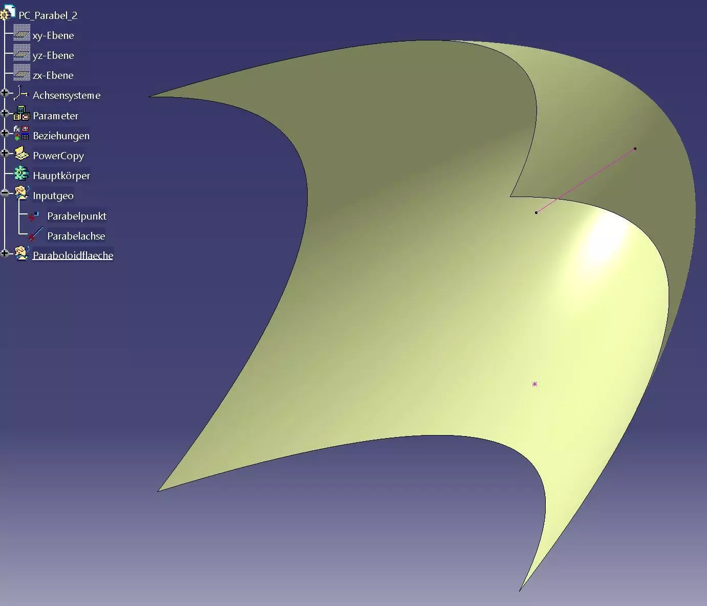 point and p half 3D model