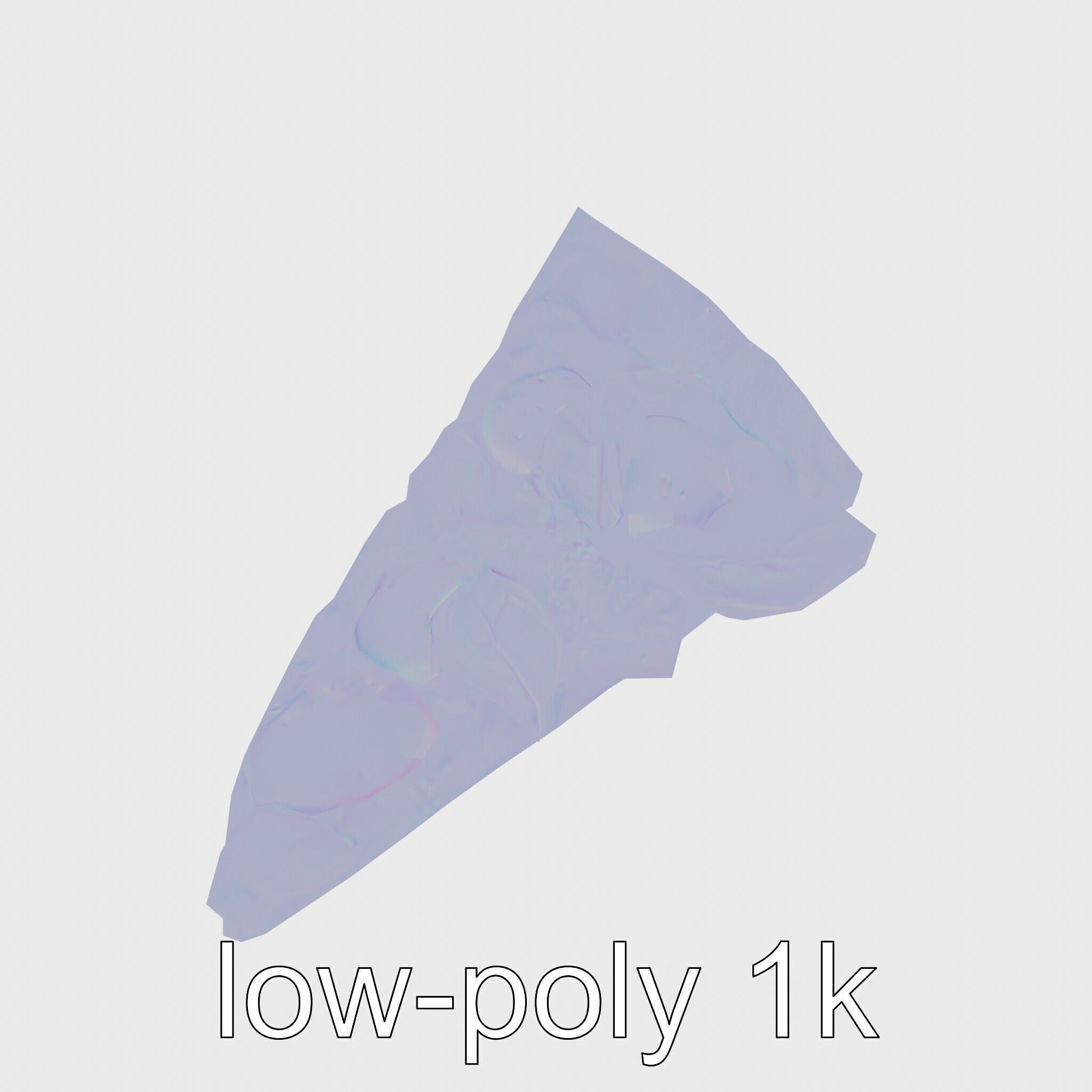 Margherita Pizza Slice 3D model pack Low-poly 3D model_16