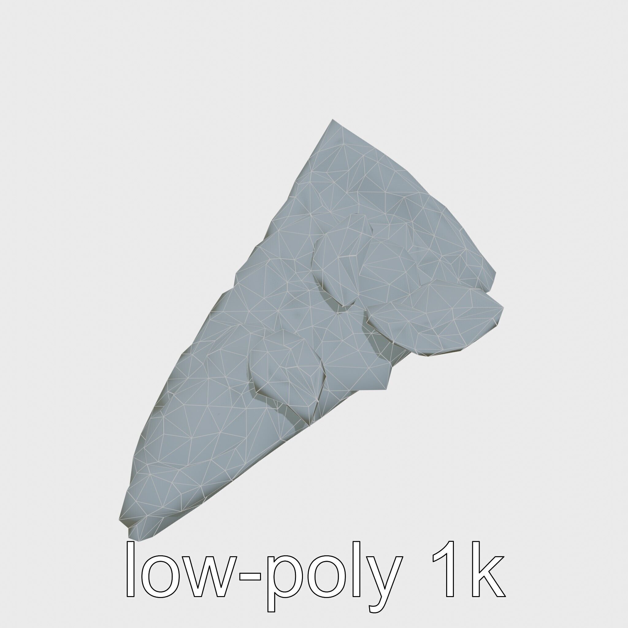 Margherita Pizza Slice 3D model pack Low-poly 3D model_28