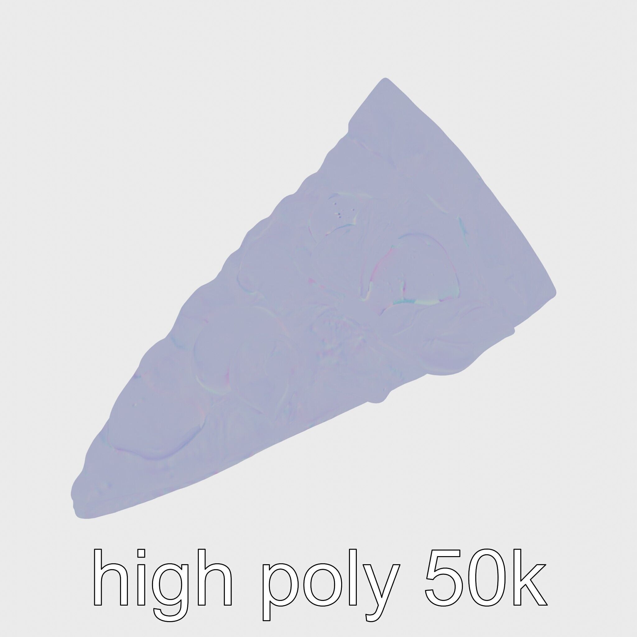 Margherita Pizza Slice 3D model pack Low-poly 3D model_26