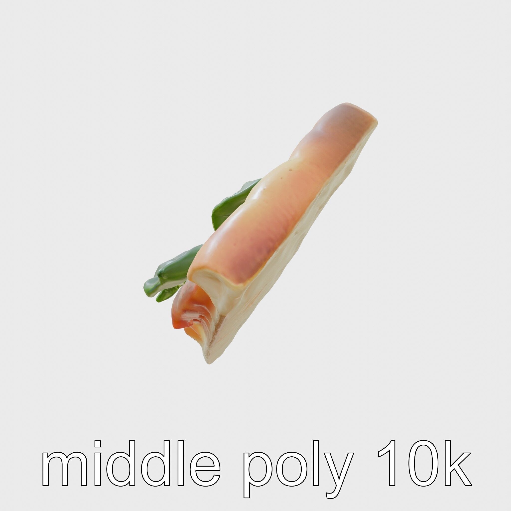 Margherita Pizza Slice 3D model pack Low-poly 3D model_14