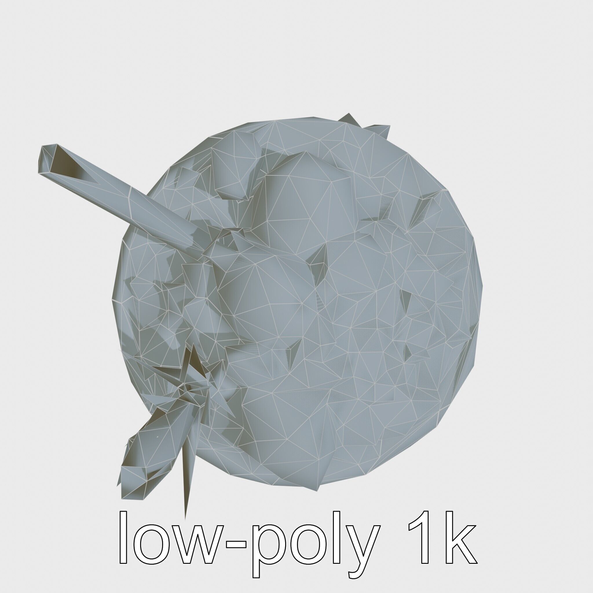 Tropical Smoothie Bowl 3D Model Pack Low-poly 3D model_16