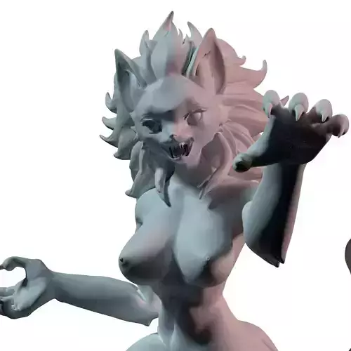 Furry Belladonna figure 3dprint 3D print model
