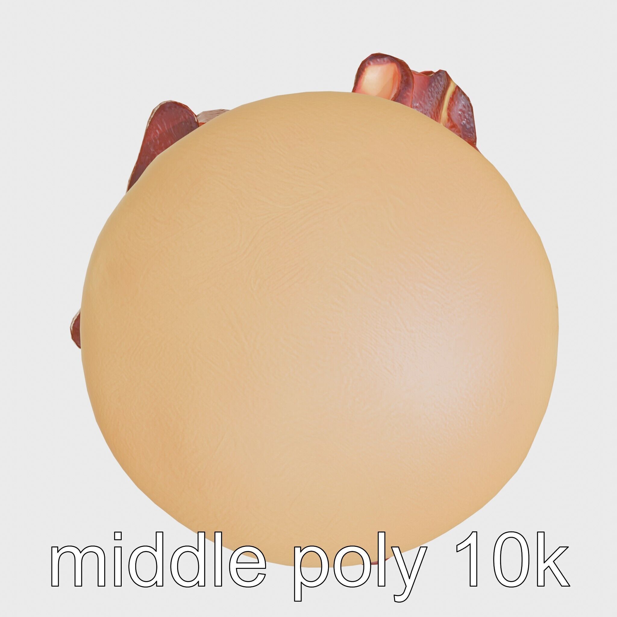 Double Bacon Burger Deluxe model pack Low-poly 3D model_27