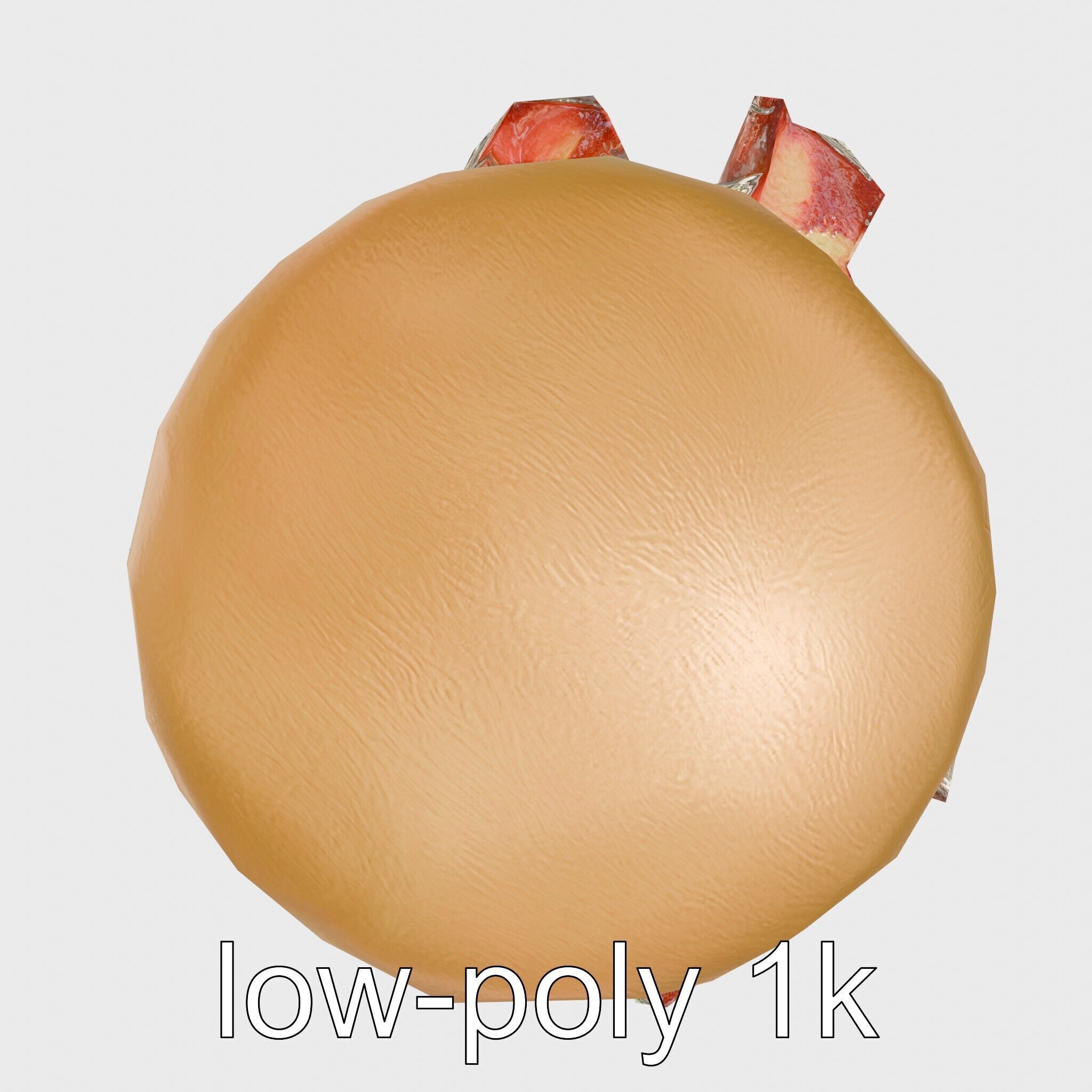 Double Bacon Burger Deluxe model pack Low-poly 3D model_20