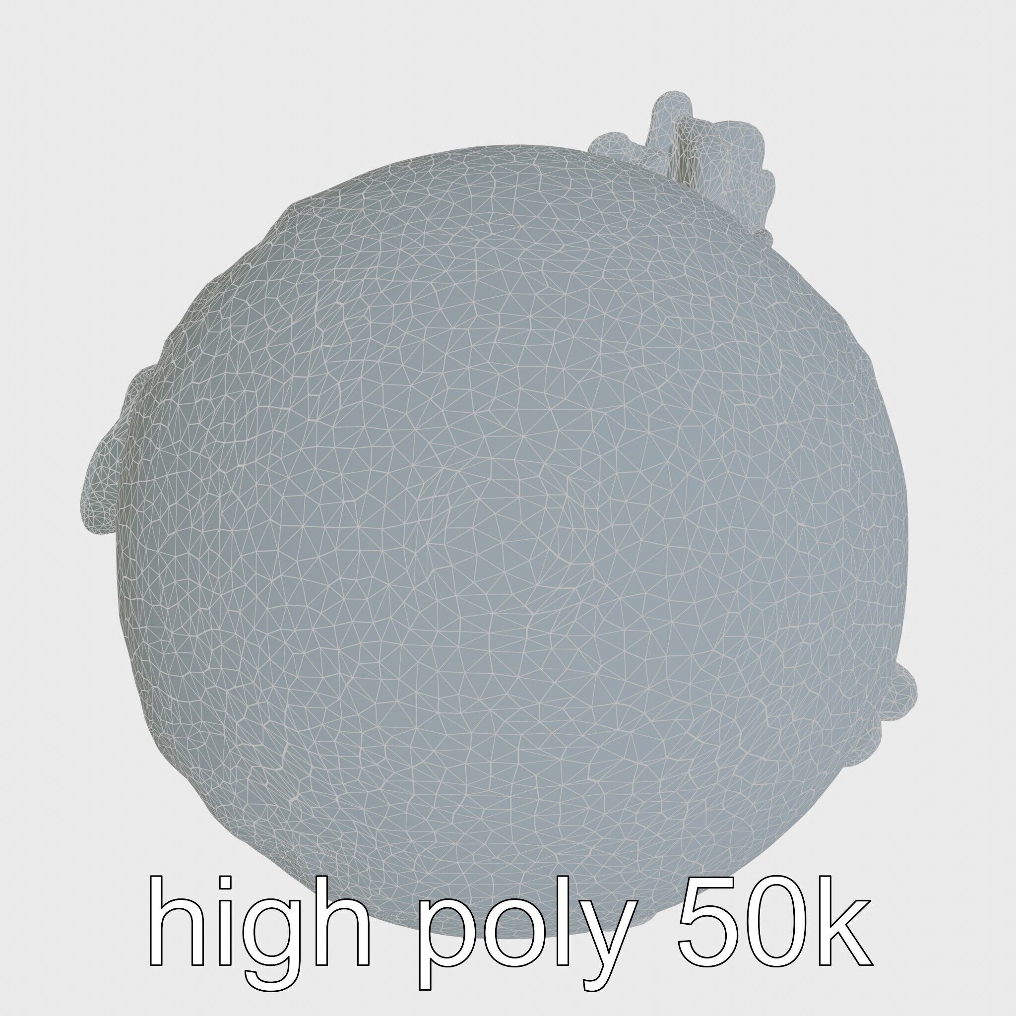 Double Bacon Burger Deluxe model pack Low-poly 3D model_31